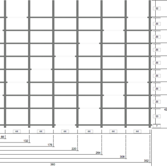 Hylly 7/8 259x336cm Jalopuu