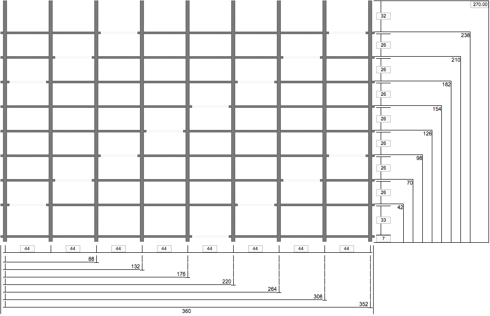 Hylly 7/8 259x336cm Jalopuu